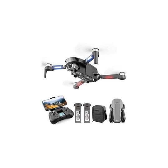 4DRC F4 GPS Foldable Drone for Adults, 2-Axis Gimbal with 4K Camera, quadcopter with 5GHz FPV Live Video,Brushless Motor,GPS Return Home,Follow M