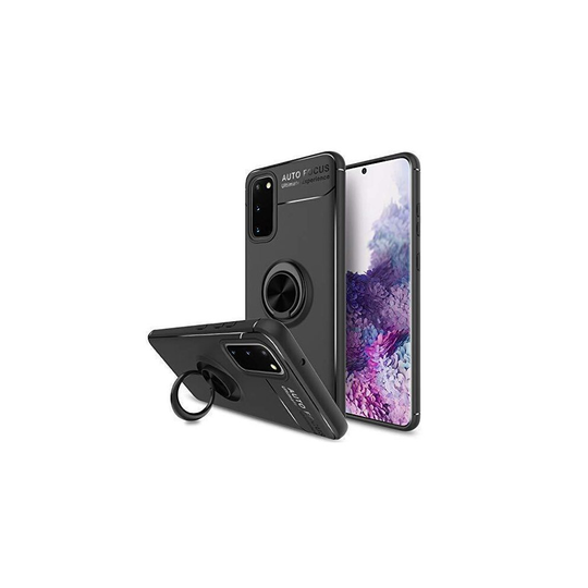Samsung Galaxy S22 5G Magnetic Ring Phone Case Cover (Black)