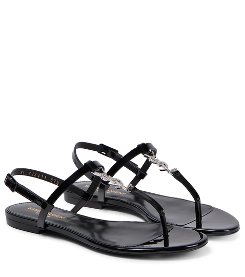 Cassandra embellished thong sandals