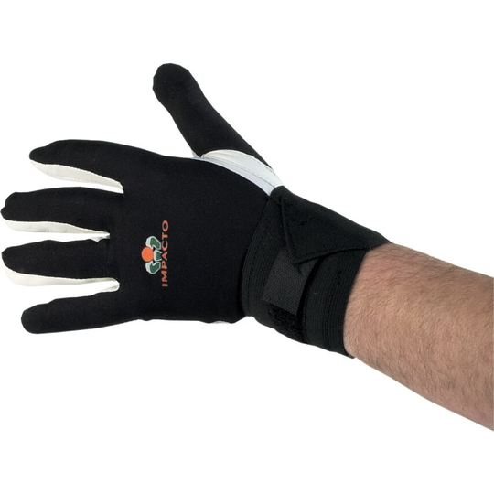 Impacto Protective Products Inc 473-30 Anti-Impact Palm-side Coated Black/White
