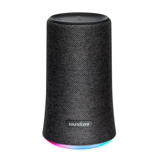 Soundcore Flare Bluetooth Speaker by Anker, Portable & Compact Speaker with 360° All-Round Sound, Fantastic Bass, Mood LED Light, IPX7 Waterproof,...