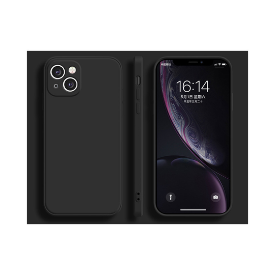 (For iPhone 14 Plus, Purple) Liquid Silicon Gel Case for iPhone 14 Series