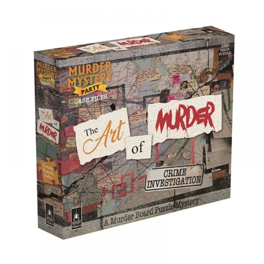 Murder Mystery Case Files The Art of Murder 1000 Piece Puzzle