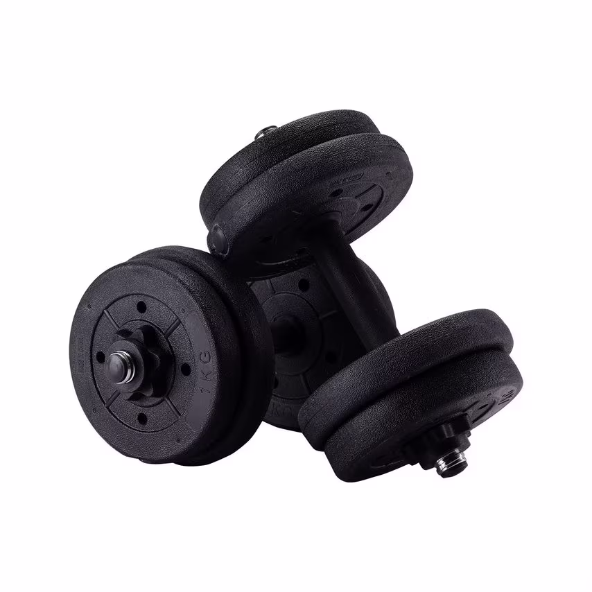 Living and Home 10KG Dumbells Set Adjustable Bodybuilding Fitness/Weight Lifting