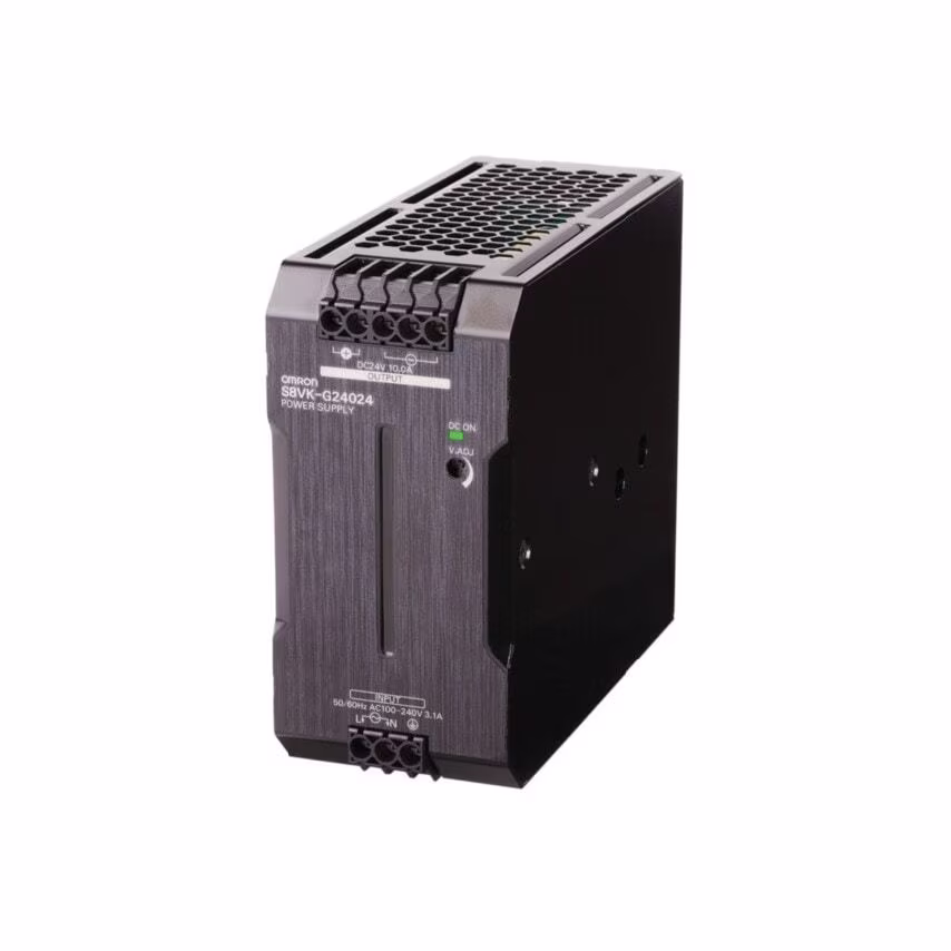 Omron Book Type Power Supply, Pro, 240 W, 24VDC, 10A, DIN Rail Mounting