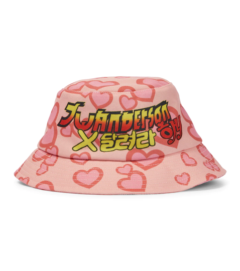 x Run Hany printed canvas bucket hat