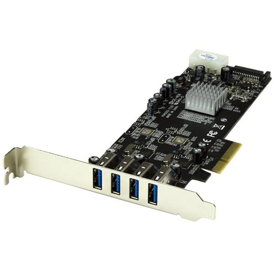 Startech 4PT PCIe USB3 Card Adapter UASP SATA LP4