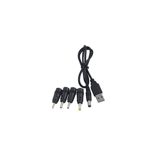 Universal DC to USB Cable 2.0 2.5 3.0 4.0 5.5 5 in 1 Multi Charger Charging
