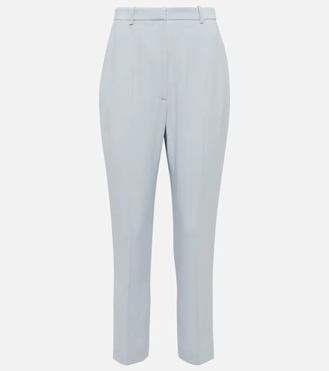High-rise cropped pants