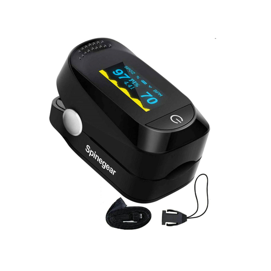Finger Pulse Oximeter for home use, Spo2 PR PI CE Approved Fingertip Blood Oxygen Saturation Monitor