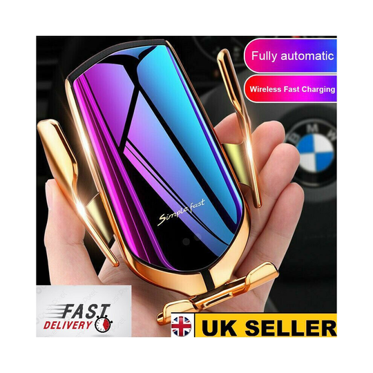 CAR WIRELESS CHARGER SIMPLE FAST R1 AUTOMATIC Qi PHONE HOLDER