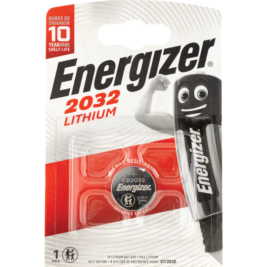 Energizer CR2032 3V Lithium Coin Battery