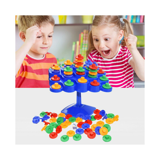 Adults Kids Toys Balanced Topta Jenga Tip Topple Strategy Balancing Family Board Game Toy Gifts