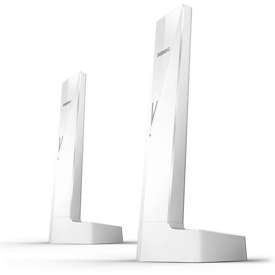 Philips Linea V M3502W 2 - Cordless Phones Duo Designs with Hands-free, Call Blocking, Pure and Clear Sound, White