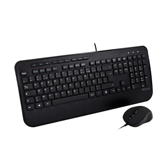 V7 Pro USB Keyboard Mouse Combo FR J154570- you get 6