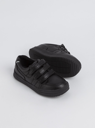 Black Cupsole School Shoes - 12 Infant