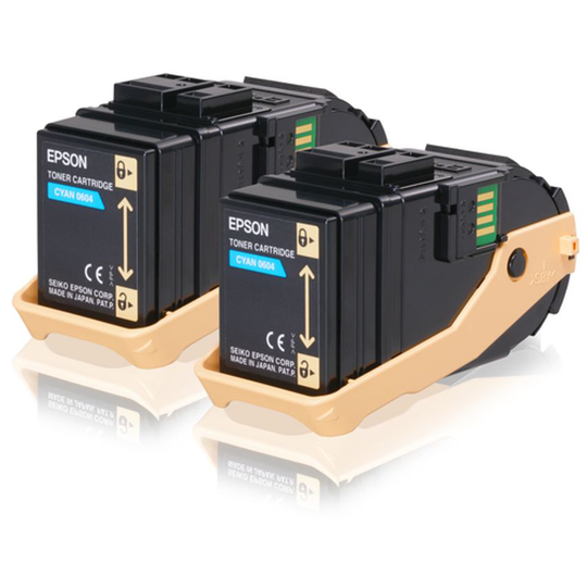 Epson Laser Low Volume AL-C9300N Double Pack Toner Cart CYA