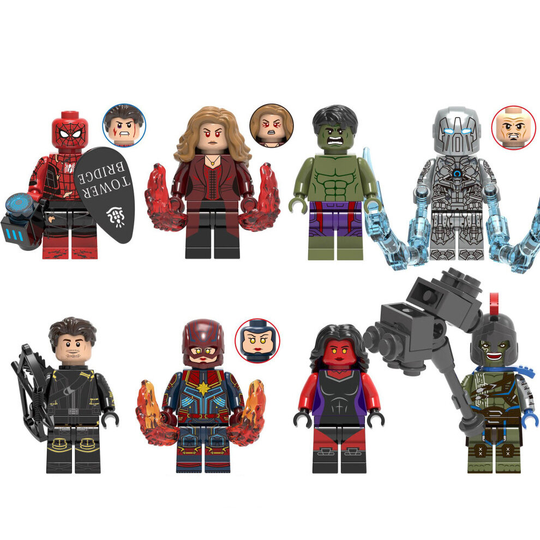 (Set A) Marvel Super Hero Minifigures Fit Lego Xmas Gifts
