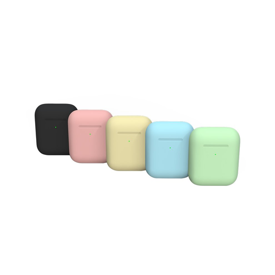 (Black) TWS Bluetooth Earphones i12 in five Colours