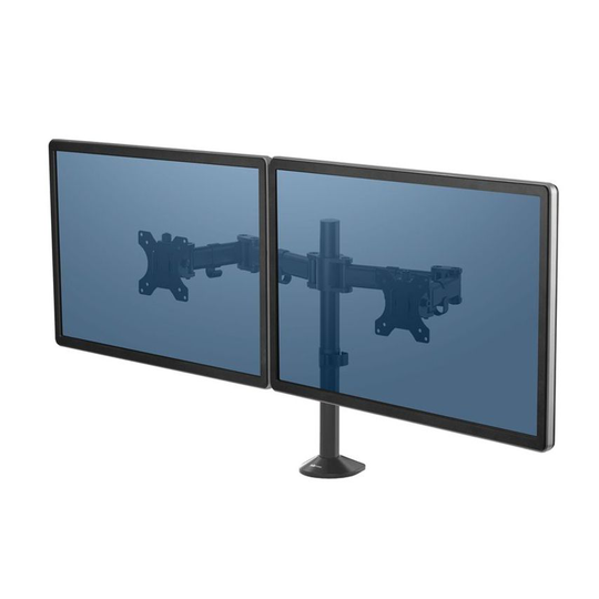 Fellowes Fellowes Reflex Dual Monitor Arm Black 8502601