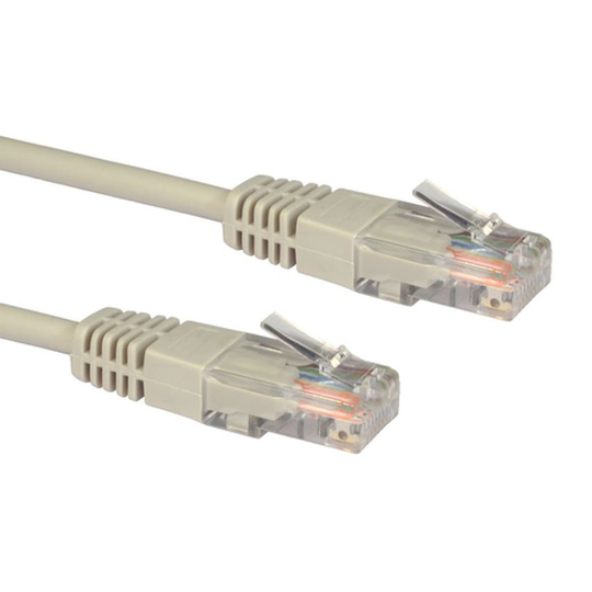 Cables Direct 5 Cables 30M 5E UTP PVC INJ MDD Cable - Grey