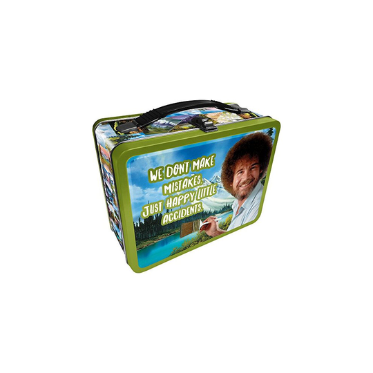 Aquarius Bob Ross Happy Accidents Large gen 2 Tin Storage Fun Box