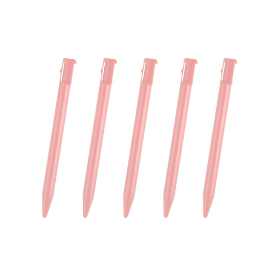 5 Pink Touch Stylus Pen For Nintendo 3DS Rigid Plastic Gaming