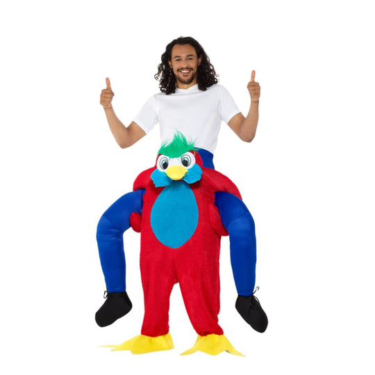 Piggyback Parrot Costume, Fancy Dress, One Size