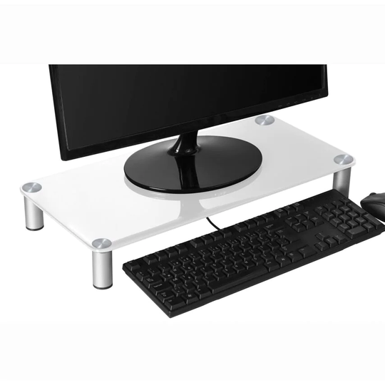 Connected Essentials CEO-20 Black Glass Monitor Stand 55x26cm