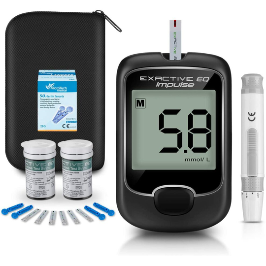 Blood Blood Tester Meter Glucose Testing Diabetes Monitor Set
