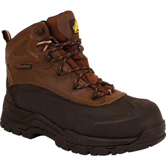 Footsure Safety Boot Hybrid WP Brown Size 12