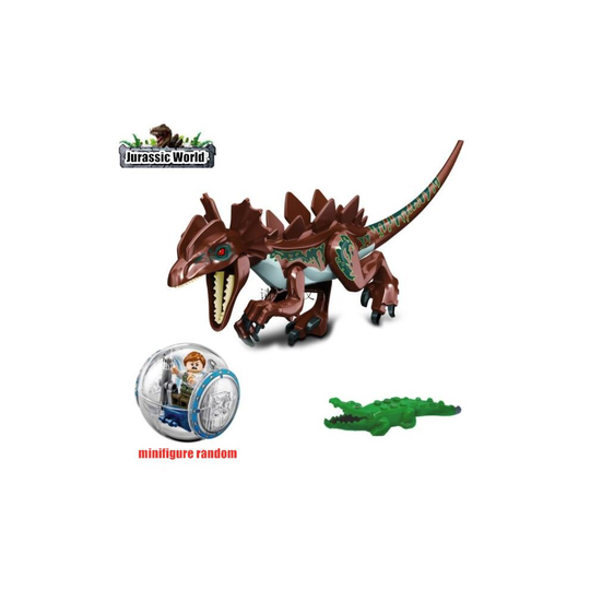 (Swift Stegosaurus) Big Jurassic World Tyrannosaurus Gyrosphere Escape Assembly Building Toy The Best Gifts for Kids