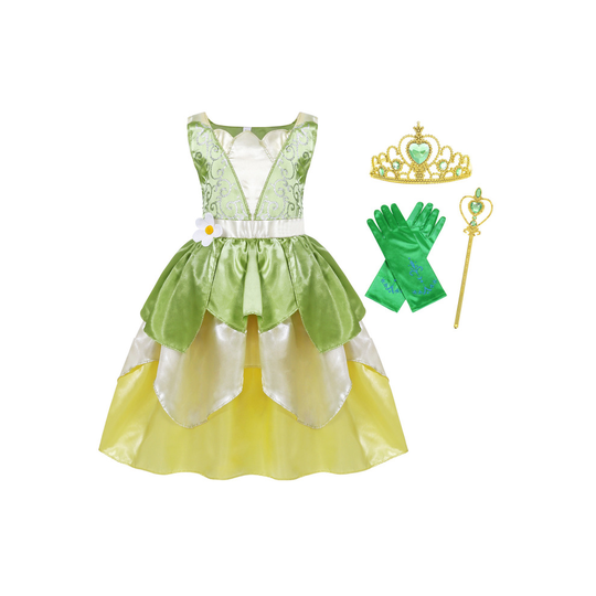 (3-4 Years, P084) Jurebecia Tiana Wizard of Oz Play Dress Princess Dress