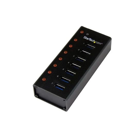 Startech 7PT USB3 Hub Desktop Wall Mountable Encl