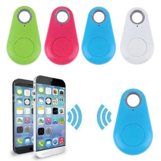 (Black) Smart Bluetooth GPS Tracker Locator Key Finder Tag Alarm For Pet Child Wallet Car