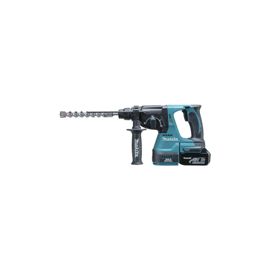 Makita DHR242RMJ 18V 24mm SDS+ Plus Brushless Rotary Hammer Drill Including 2X 4