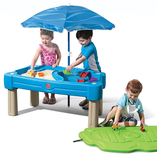 Step2 Cascading Cove Sand and Water Table with Cover