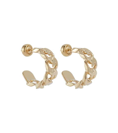 G Chain hoop earrings