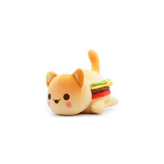 (Hamburger) Aphmau Meows Cat Plush Doll Soft Pillow Kids Toy Gift