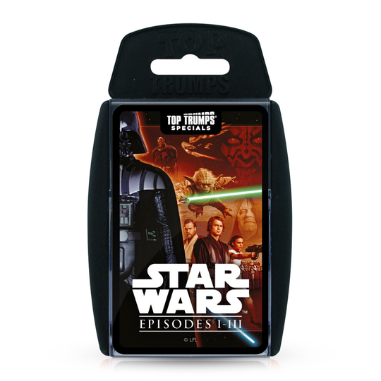 Star Wars 1-3 Top Trumps Specials Card Game