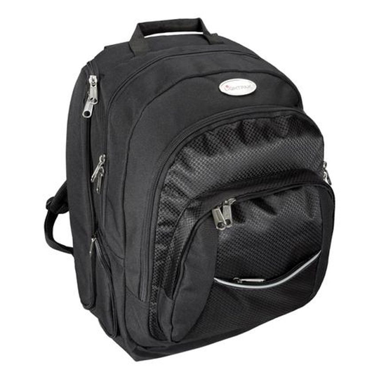 Lightpak Advantage Backpack Nylon with Detachable Laptop Sleeve Capacity 17in Bl