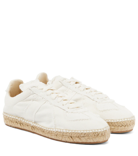 Canvas espadrille sneakers