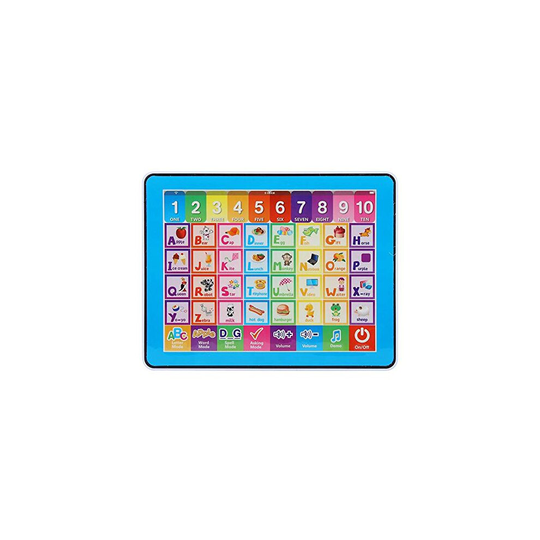 Kids Learning Pad Baby Educational Smart Play Tablet Child Music ABC Learning Toy for Letters Words Spelling Number