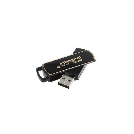 Integral Integral Secure 360 Encrypted USB 3.0 32GB Flash Drive INFD32GB360SEC3.