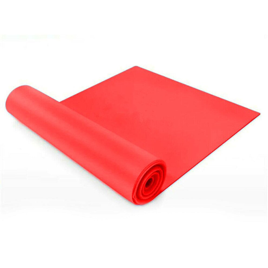 (Red, 1.5M) 1.5/2m Theraband Resistance Bands Physio Ballet Pilates Yoga Gymnastics Strips