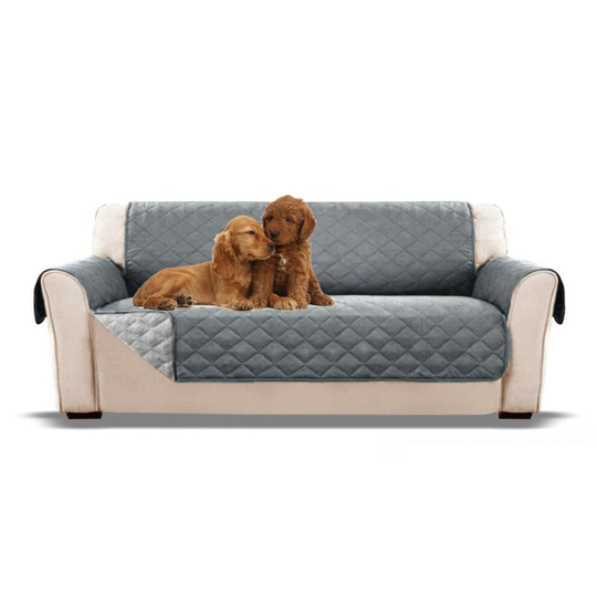 (3 Seater) Pet Sofa 1/2/3 Seaters Cover Quilted Throw Washable Slipcover Couch Protector