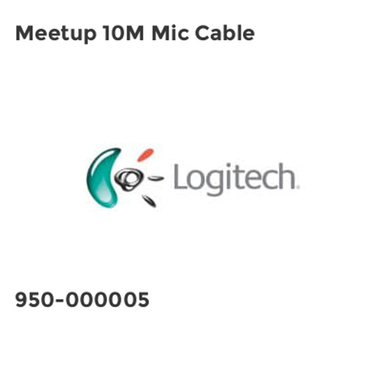 Logitech Meetup 10M Mic Cable- you get 2
