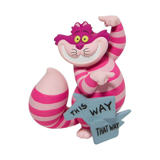 Disney Showcase Cheshire Cat 'This Way, That Way' Mini Figurine