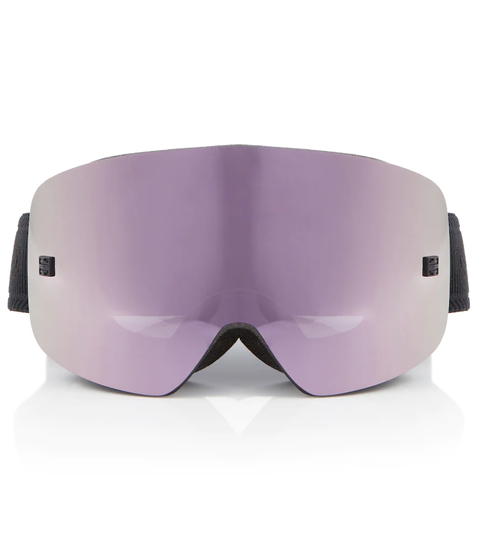 Mirrored ski goggles