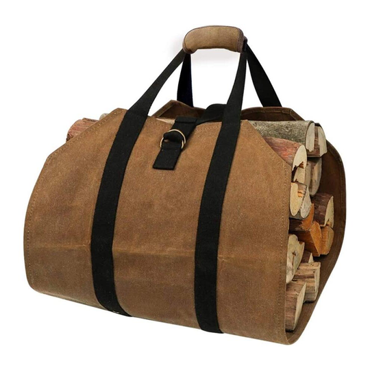 Firewood Log Carrier Tote Bag Fireplace Wood Holder Big Storage Bag UK
